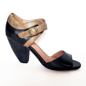 NWT Miz Mooz Wilton Heeled Sandal 7.5 Black